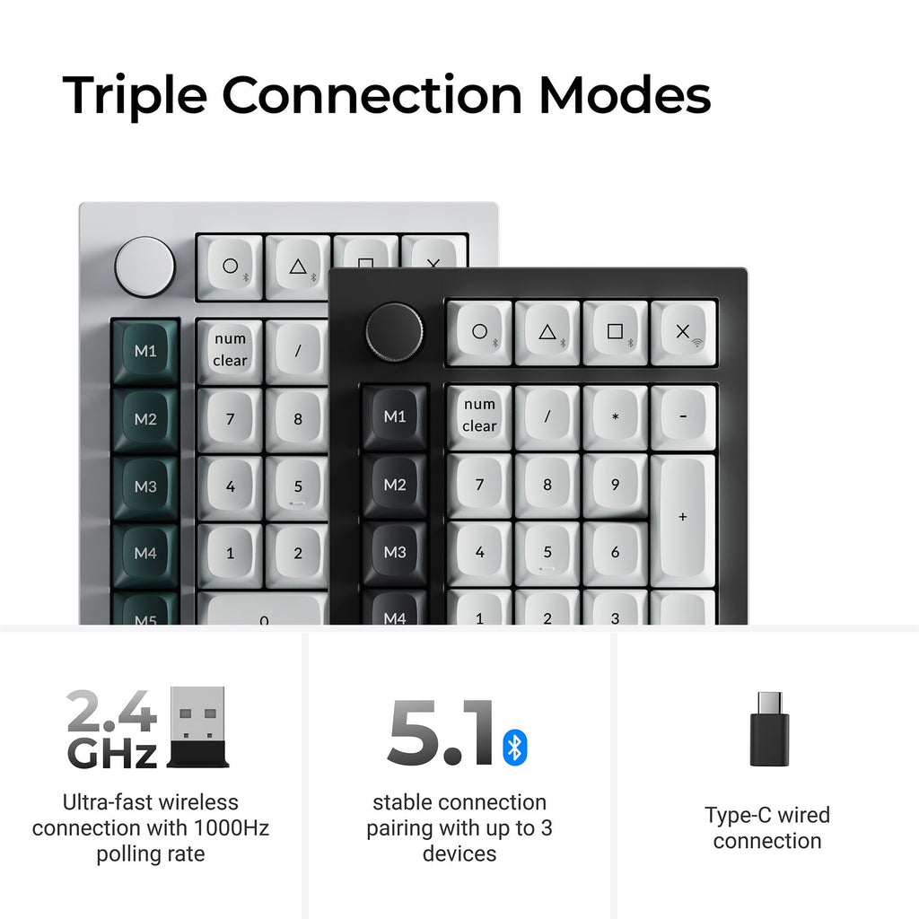 Keychron Q0 HE QMK Wireless Custom Number Pad